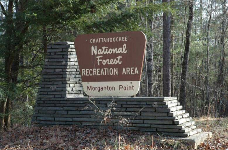 Cattahoochee Nation Forest Recreation Sign