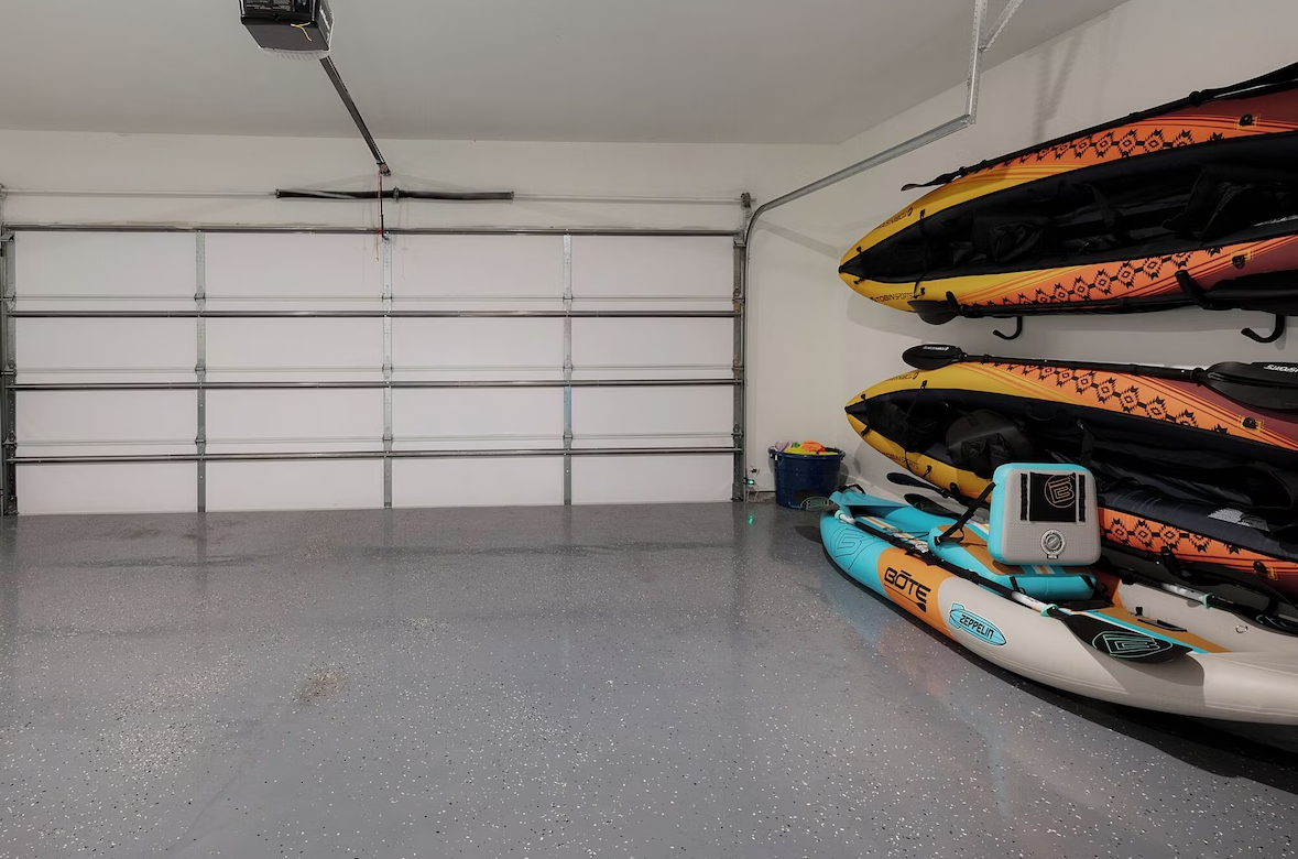 Kayaks and lake toys available for use with Lake  Arrowhead Georgia vacation rental