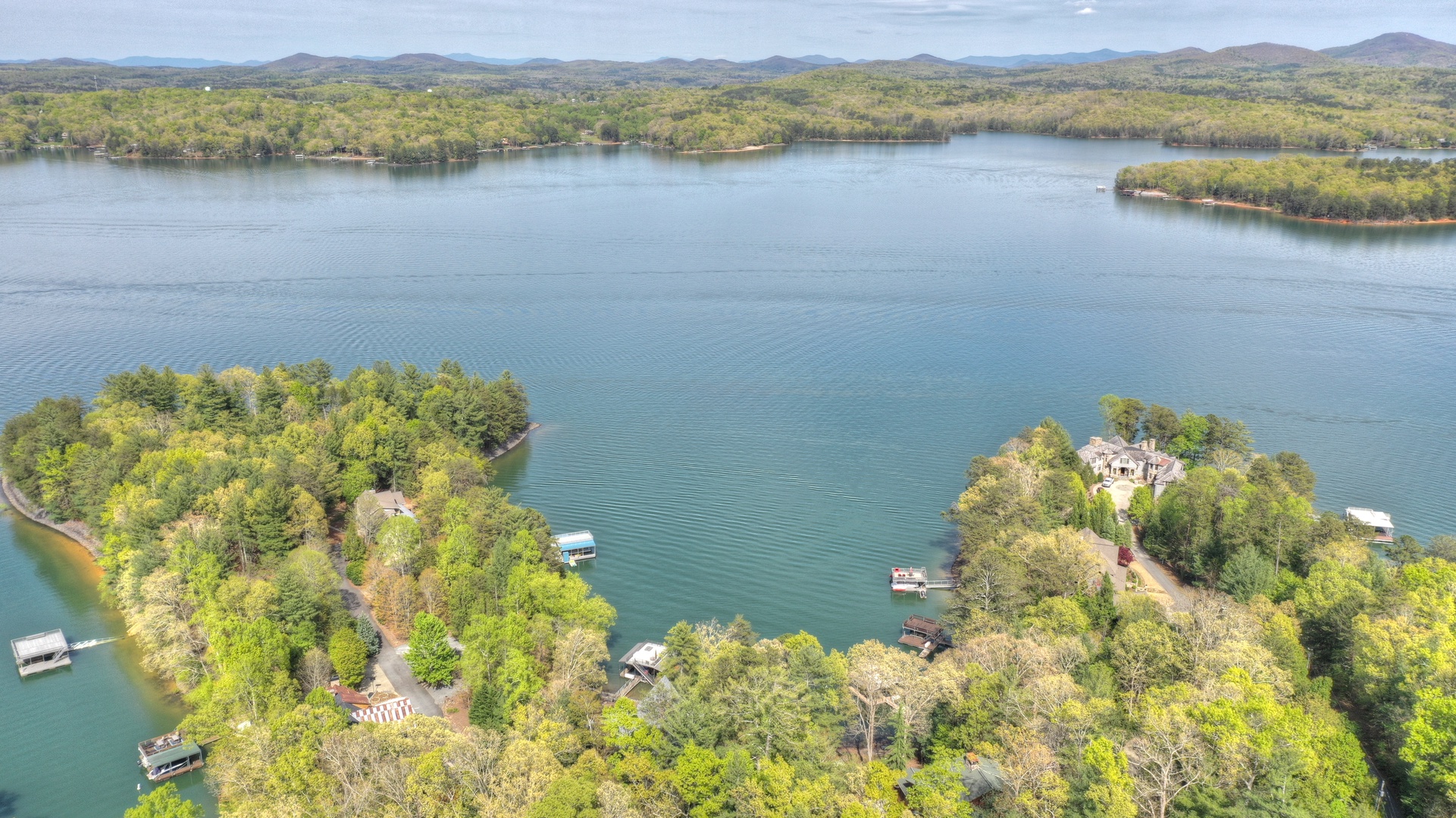 View of Lake Blue Ridge From Above